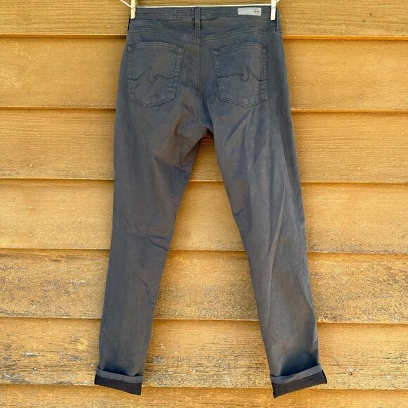 AG The Primo Cigarette Leg Charcoal Gray Adriano Goldschimied  Stretch Jeans 28 - Picture 9 of 11